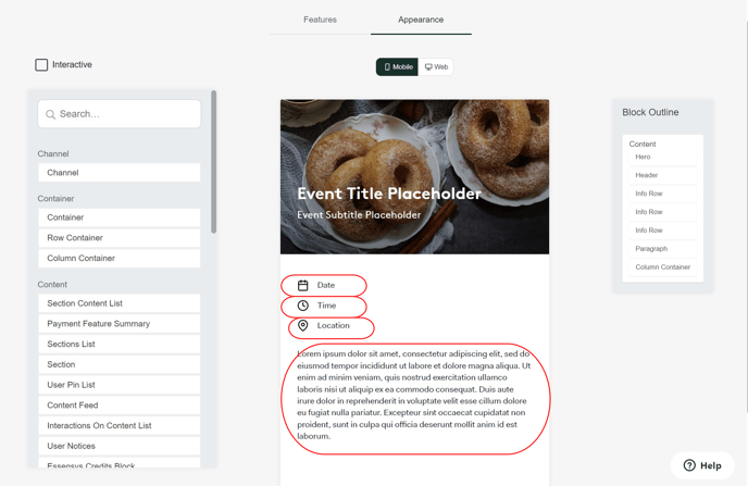 KB - Enter event info #2