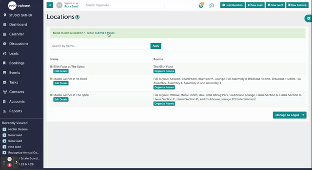 Settings - Studio Gather - Tishman Speyer - Tripleseat